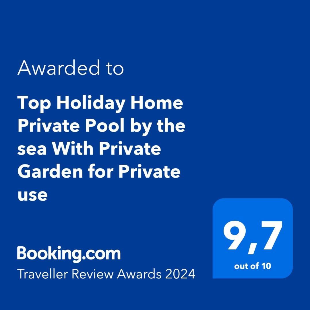 Top Holiday Home Private Pool By The Sea With Private Garden For Private Use Koróni 外观 照片